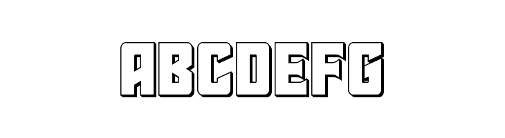 Star Guard 3D  Free Fonts Download