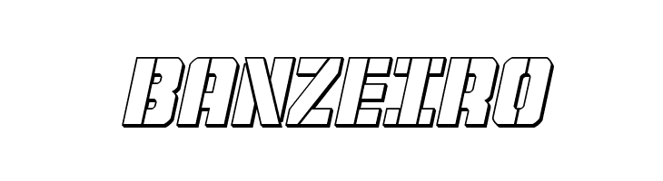 Free Shipping 3D Italic  Free Fonts Download