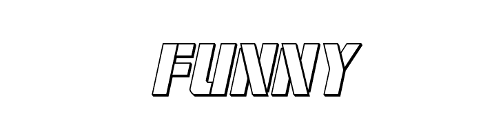 Free Shipping 3D Italic  Free Fonts Download