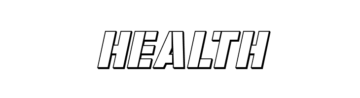 Free Shipping 3D Italic  Free Fonts Download