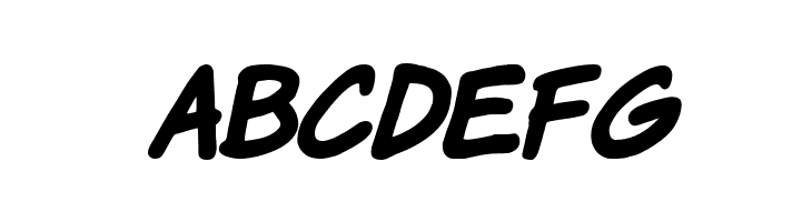 Komika Hand Bold Italic  Free Fonts Download