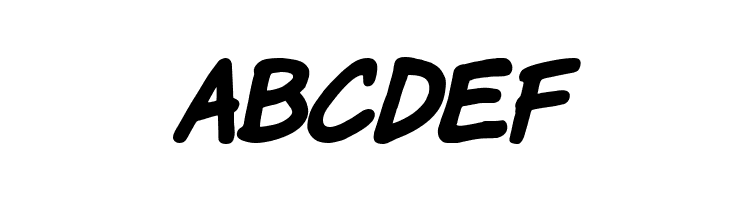 Komika Hand Bold Italic  Free Fonts Download