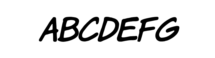 Komika Hand Italic  Free Fonts Download