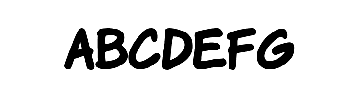 Komika Hand Bold  Free Fonts Download