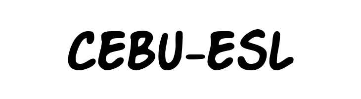 CEBU-ESL Komika Slick Font