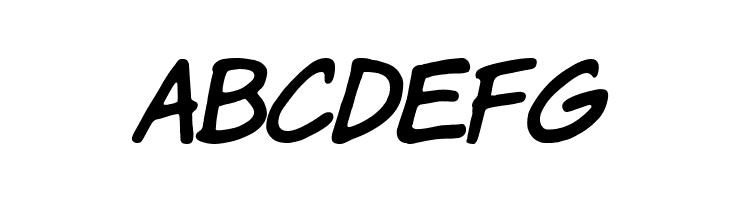 Komika Jam Italic  Free Fonts Download