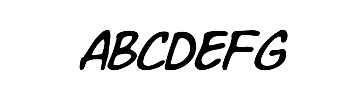 Komika Slim Italic  Free Fonts Download