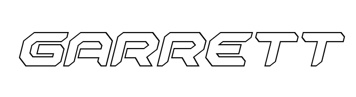 Robotaur Outline Italic  Free Fonts Download