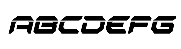 Robotaur Laser Italic  Free Fonts Download