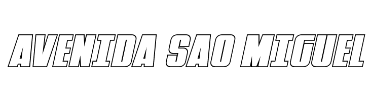 Punch Outline Italic  Free Fonts Download