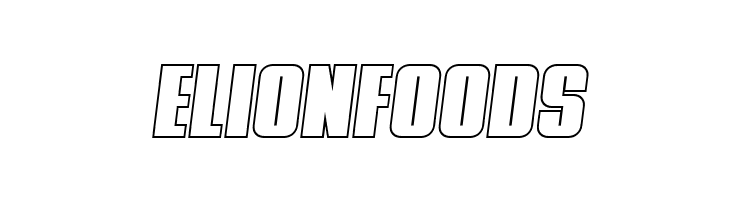 Punch Outline Semi-Italic  Free Fonts Download
