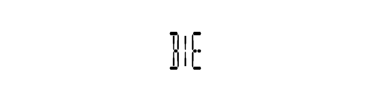 Digital Readout CondUpright  Free Fonts Download