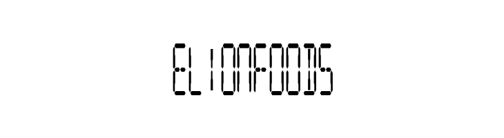 Digital Readout CondUpright  Free Fonts Download
