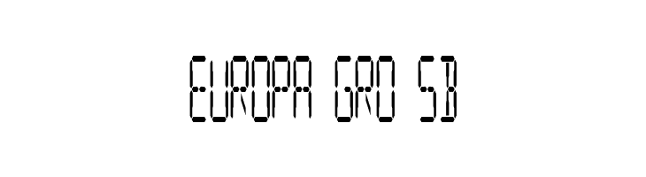 Digital Readout CondUpright  Free Fonts Download