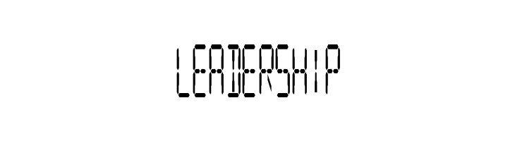 Digital Readout CondUpright  Free Fonts Download