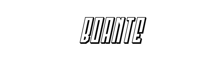 Templar Shield 3D Block Italic  Free Fonts Download