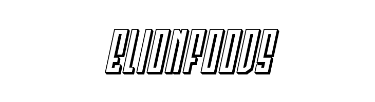 Templar Shield 3D Block Italic  Free Fonts Download