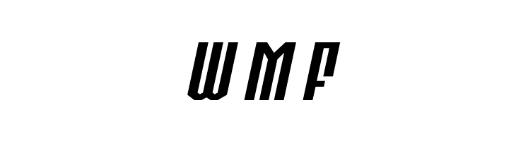 Templar Shield Wide Italic  Free Fonts Download