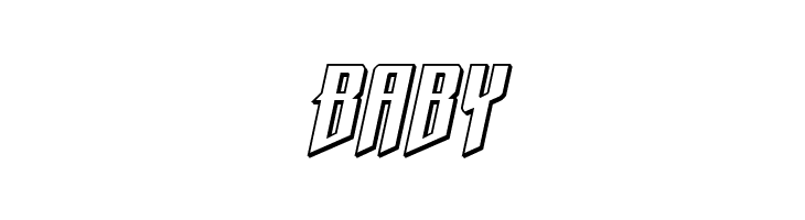 Justice Fighters 3D Italic  Free Fonts Download