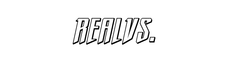 Justice Fighters 3D Italic  Free Fonts Download