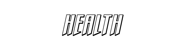 Justice Fighters 3D Italic  Free Fonts Download