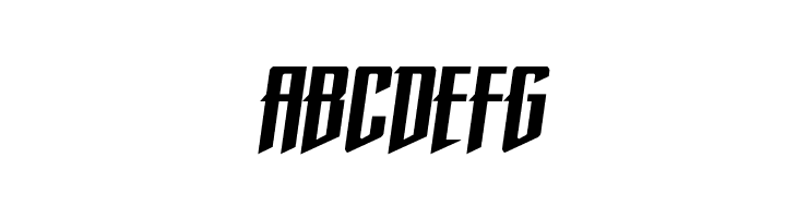 Justice Fighters Semi-Italic  Free Fonts Download