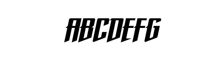 Justice Fighters Expand Italic  Free Fonts Download