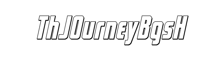 Captain Canaveral Outline Ital  Free Fonts Download
