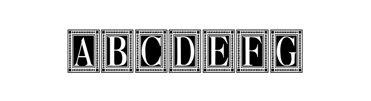 Capitular Moldurada 2  Free Fonts Download