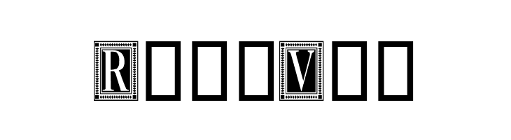 Capitular Moldurada 2  Free Fonts Download