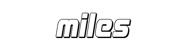 Easy Ride 3D Semi-Italic  Free Fonts Download