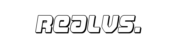 Easy Ride 3D Semi-Italic  Free Fonts Download