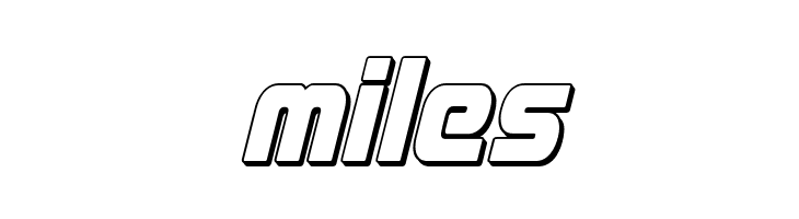 Easy Ride 3D Italic  Free Fonts Download