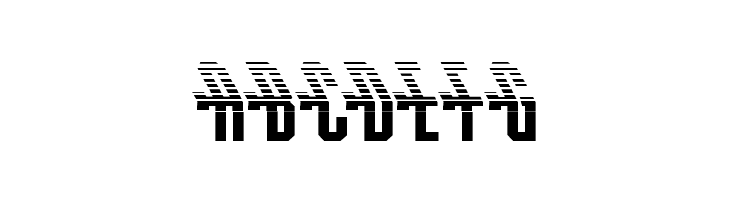 Crossbow Shaft Halftone Leftal  Free Fonts Download