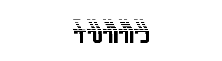 Crossbow Shaft Halftone Leftal  Free Fonts Download