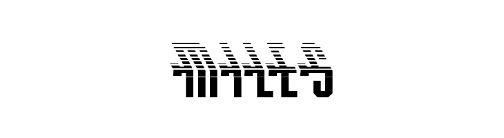 Crossbow Shaft Halftone Leftal  Free Fonts Download