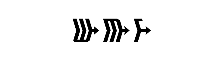 Crossbow Head Expanded  Free Fonts Download