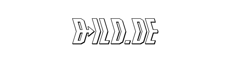 Crossbow Head Expanded 3D  Free Fonts Download