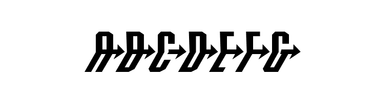 Crossbow Head Expanded Italic  Free Fonts Download