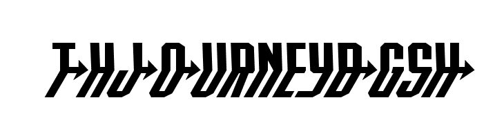 Crossbow Head Expanded Italic  Free Fonts Download