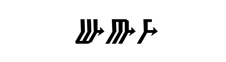 Crossbow Head Expanded Italic  Free Fonts Download