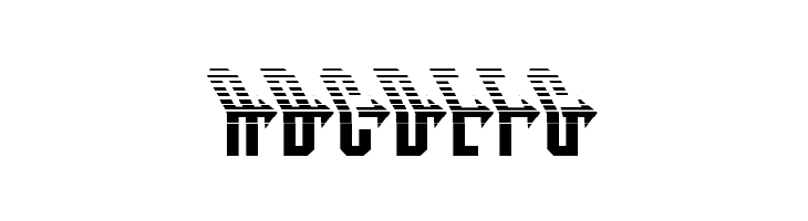 Crossbow Head Halftone Leftal  Free Fonts Download