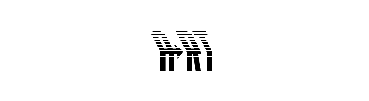 Crossbow Head Halftone Leftal  Free Fonts Download