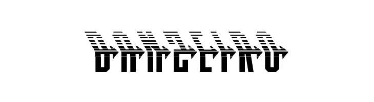 Crossbow Head Halftone Leftal  Free Fonts Download