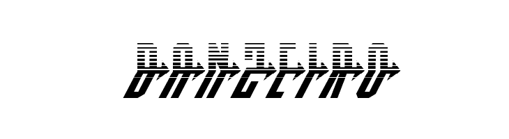 Crossbow Head Halftone Italic  Free Fonts Download