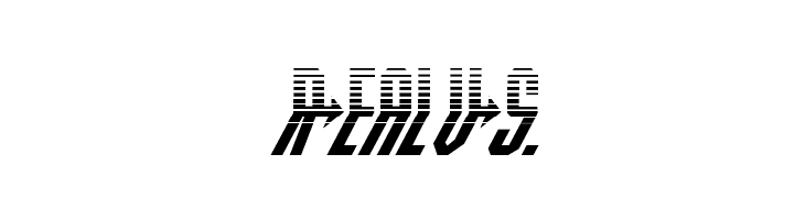 Crossbow Head Halftone Italic  Free Fonts Download