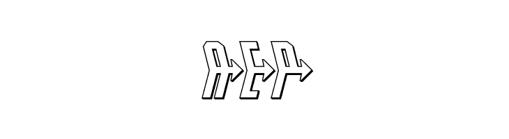 Crossbow Head 3D  Free Fonts Download