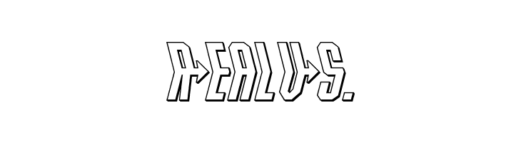 Crossbow Head 3D  Free Fonts Download