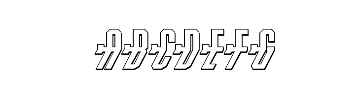 Crossbow Shaft 3D Italic  Free Fonts Download