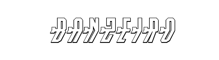 Crossbow Shaft 3D Italic  Free Fonts Download